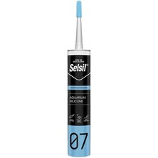 Selsil 07 Akvaryum Silikonu Şeffaf 280 ml