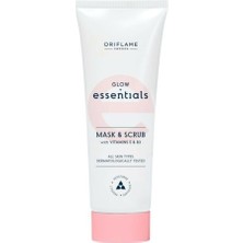 Oriflame Glow Essentials Krem Yüz Maskesi ve Arındırıcı B3 Vitamini ile Tüm Cilt Tipleri için Nemlendirici