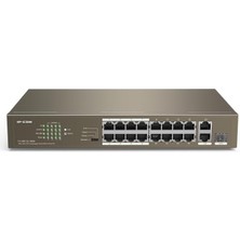 Nil Avm Ip-Com F1118P-16-150W 16 Port 10/100+2X1GB SFP/1XRJ45 Combo 150W Poe Rackmount Swıtch