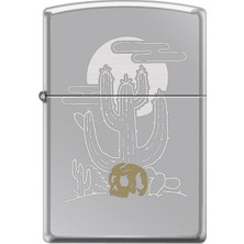 Zippo Cactus And Skull Dizayn Çakmak
