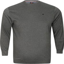 AlanyaXXL Büyük Beden Erkek Pamuklu Triko Sweat