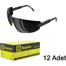 Baymax S-300 Spor Koruyucu Iş Gözlüğü Siyah