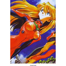 Pixaflair - Avengelion - Asuka - Tablo - Çerçevesiz Film Poster
