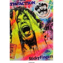 Pixaflair - Rolling Stones - Roll - Çerçevesiz Poster