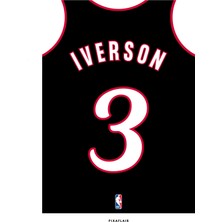 Pixaflair - Allen Iverson - Çerçevesiz Poster