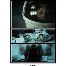 Pixaflair - Alien - Dark - Çerçevesiz Poster