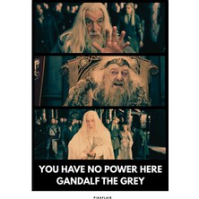 Pixaflair - The Lord Of The Rings The Two Towers - Theoden - Tablo - Çerçevesiz Film Poster