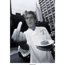 Pixaflair - Legends - Anthony Bourdain - Tablo - Çerçevesiz Poster