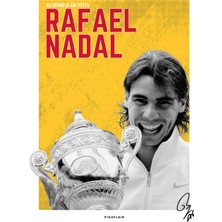 Pixaflair - Rafael Nadal - Tenis - Çerçevesiz Poster