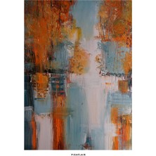 Pixaflair - Lake Autumn - Tablo - Çerçevesiz Dekor Poster