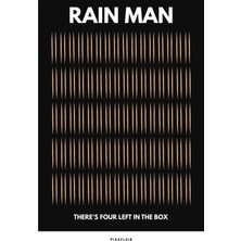 Pixaflair - Rain Man - Toothpick - Çerçevesiz Film Poster