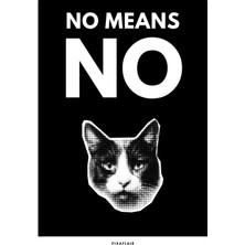 Pixaflair - No Means No - Çerçevesiz Poster