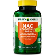 Spring Valley Nac 1,000 Mg 100 Vegetarian Capsules