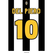 Pixaflair - Alessandro Del Piero - Çerçevesiz Poster