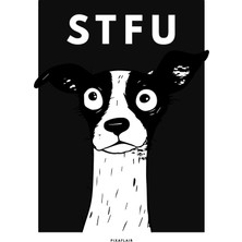 Pixaflair - Stfu - Çerçevesiz Poster