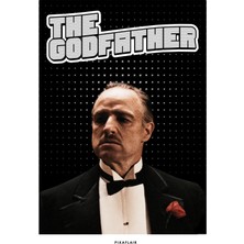 Pixaflair - The Godfather - Old School - Çerçevesiz Film Poster