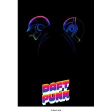 Pixaflair - Daft Punk - Mistery - Çerçevesiz Poster