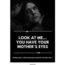Pixaflair - Harry Potter - Severus Snape's Last Words - Tablo - Çerçevesiz Film Poster