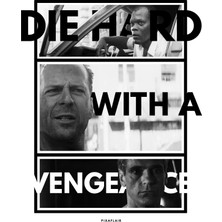 Pixaflair - Die Hard - Vengeance - Tablo - Çerçevesiz Film Poster