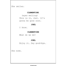 Pixaflair - Eternal Sunshine Of The Spotless Mind- The Script - Tablo - Çerçevesiz Poster