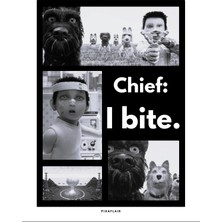 Pixaflair - The Dog Of Isle - I Bite - Çerçevesiz Poster