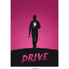 Pixaflair - Drive - Pink - Tablo - Çerçevesiz Film Poster