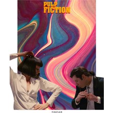 Pixaflair - Pulp Fiction - Mia & Vincent - Çerçevesiz Poster