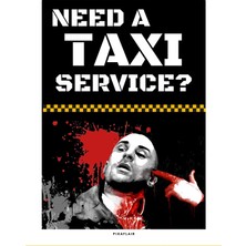 Pixaflair - Taxi Driver - Need A Taxi Service? - Çerçevesiz Poster
