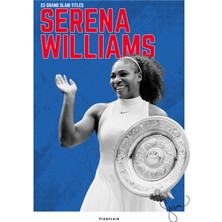 Pixaflair - Serena Williams - Tenis - Çerçevesiz Poster