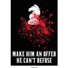 Pixaflair - The Godfather - Make Him An Offer - Çerçevesiz Poster