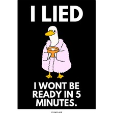 Pixaflair - I Lied - Çerçevesiz Poster