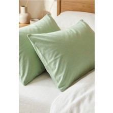 2 Adet Yastık Kılıfı %100 Pamuk Penye Kumaş 50X70CM | Esnek Yapı, Nevresim Seti ve Takımı Için Uygun