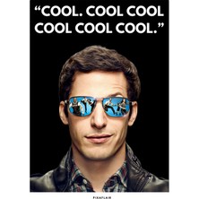 Pixaflair - Brooklyn Nine-Nine - Jake Peralta - Tablo - Çerçevesiz Film Poster