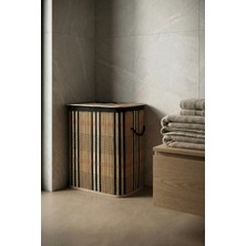 Acar Nordic Dikdörtgen Bambu Sepet - 50 cm