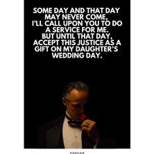 Pixaflair - The Godfather - A Service - Çerçevesiz Film Poster