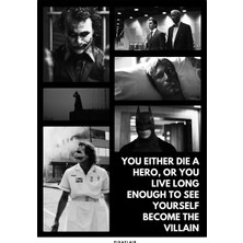 Pixaflair - The Dark Knight - A Hero - Çerçevesiz Poster