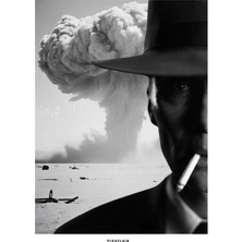 Pixaflair - Oppenheimer - Look - Tablo - Çerçevesiz Film Poster