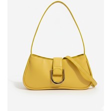 Sarı Baguette Omuz Çantası