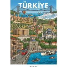 Pixaflair - Türkiye - Tablo - Çerçevesiz Dekor Poster