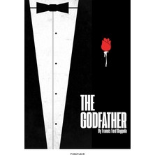 Pixaflair - The Godfather - Tuxedo - Tablo - Çerçevesiz Film Poster