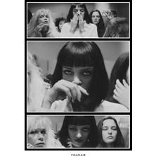 Pixaflair - Pulp Fiction - Mia - Tablo - Çerçevesiz Film Poster
