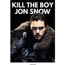 Pixaflair - Game Of Thrones - Jon Snow - Tablo - Çerçevesiz Film Poster