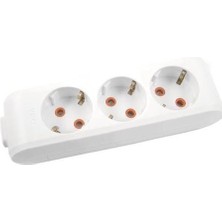 Viko Multiled Üçlü Priz Topraklı Çocuk Korumalı Klemenslibeyaz