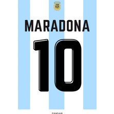 Pixaflair - Armando Maradona - Çerçevesiz Poster