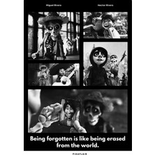 Pixaflair - Coco - Being Forgotten - Çerçevesiz Poster
