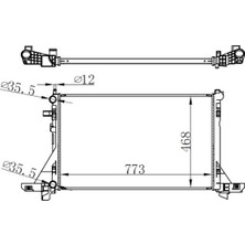 Oris Ototek Yedekcparça Master Iıı (2010) Su Radyatörü (Çıkışları Tek Taraf) 214004474R
