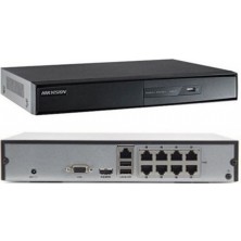 Hikvision Hıkvısıon DS-7108NI-Q1/8P/M, 8kanal Poe, 4mpix, H265+, 1 HDD Desteği, 1520P Kayıt, 60MBPS Bant Gen