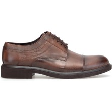 Ayakkabı Fuarı Elit 26YSLGV01C Erkek Hakiki Deri Klasik Ayakkabı Taba