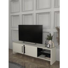 Dekorister Venera Tv Sehpası Kumtaşı - Senkronsiyah 150 cm