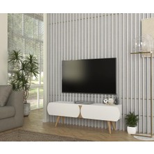 Dekorister Elody Tv Ünitesi 120 cm Beyaz - Sepet